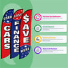 Image of Auto Sales Feather Flag Bundle
