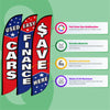Image of Auto Sales Feather Flag Bundle