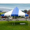 Image of 20' x 20' Premium Canopy Pole Party Tent - Blue and White