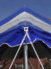 Image of 20' x 20' Premium Canopy Pole Party Tent - Blue and White