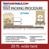 Image of 20' x 40' Premium West Coast Frame Party Tent - Black