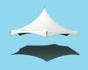Image of 20' White Hexagon High Peak Frame Top Only