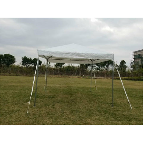 Tent and Table Tents 10' x 10' White PE Weekender West Coast Frame Party Tent by Tent and Table 754972297332 BT-FE11PE 10 x 10' White PE Weekender West Coast Frame Party Tent Tent and Table
