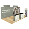Image of Tension Fabric Trade Show Display with Portable Banner