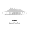 Image of 20x80 Pole Tent