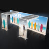 Image of 10x20 Backlit Trade Show Booth SEG Double Arch