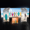 Image of 10x20 Backlit Trade Show Booth SEG Double Arch