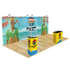 Image of Trade Show Display with Triangle Shelving