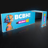 Image of Backlit Trade Show Booth with Archway
