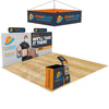 Image of 20x20 Trade Show Booth with Hanging Banner
