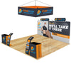 Image of 20x20 Trade Show Booth with Hanging Banner