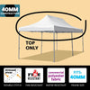 Image of 10' x 20' Oxford 40mm Speedy Tent Top - White