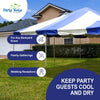Image of 20' x 20' Weekender West Coast Frame Party Tent - Blue