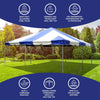 Image of 20' x 20' Weekender West Coast Frame Party Tent - Blue