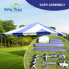 Image of 20' x 20' Weekender West Coast Frame Party Tent - Blue