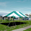 Image of 20' x 30' Premium Canopy Pole Party Tent - Green and White