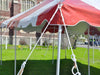 Image of 20' x 30' Premium Canopy Pole Party Tent - Red and White