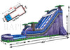 Image of 22 ft Double Bay Water Slide - WS4150