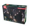 Image of 48' Outdoor LED String Light Set with Warm White S14 Bulbs for Patio, Tent, and Event Lighting