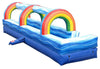 Image of 25' Blue Marble Inflatable Splash and Ride Waterslide with Blower