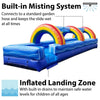 Image of 30' Blue Marble Inflatable Splash and Ride Waterslide with Blower