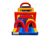 Image of 17'H Inflatable Obstacle Course With Pool by Bouncer Depot