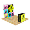 Image of Custom GeoMetrix Pop-Up Trade Show Booth Display - (3x3 - 7 Panel)