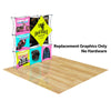 Image of Custom GeoMetrix Pop-Up Trade Show Booth Display - (3x3 - 7 Panel)