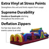 Image of 40' Retro Inflatable Obstacle Course with Blower