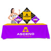 Image of Custom Table Top Pop-Up Display - (4 Panel Pyramid)