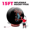Image of Custom Giant Inflatable Hockey Puck