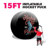 Image of Custom Giant Inflatable Hockey Puck