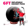 Image of Custom Giant Inflatable Hockey Puck