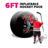 Image of Custom Giant Inflatable Hockey Puck