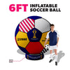 Image of Custom Giant Inflatable Soccer Ball