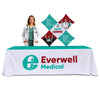 Image of Custom Table Top Pop-Up Display - (5 Panel X)