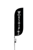Image of Worship Feather Flag