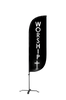 Image of Worship Feather Flag