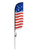 Image of American Flag Feather Flag