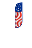 Image of American Flag Feather Flag