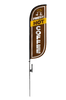 Image of Fresh Hot Coffee Feather Flag