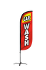 Image of Car Wash Feather Flag
