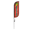 Image of Happy Holidays Feather Flag