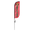 Image of Happy Holidays Feather Flag