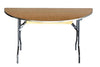 Image of 60" Half Round Wood Table