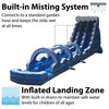 Image of Sale on Blue Marble Commercial Inflatable Water Slide Splash and Ride Slide Combo with Blowers