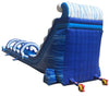 Image of Buy Inflatable Water Slide Near Me Blue Marble Splash and Ride Slide Combo with Blowers