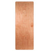 Image of 72" Rectangle Wood Folding Banquet Table Rubber Edge