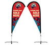 Image of Custom Teardrop Banner Flag