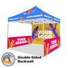 Image of 10x10 Custom Canopy Tent w/ Back & Side Walls